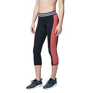 Aeropostale Womens Striped Compression Athletic Pants, Red, Juniors, XS, DM